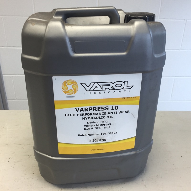 Varol Varpress 10 Spindle Hydraulic Oil (20LITRE)